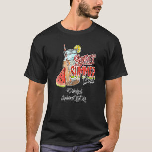 T-shirt Adjoint principal Hors service Pause d'été Sweet S