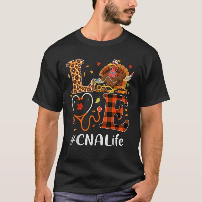 T-shirt Adjointe en soins infirmiers certifiée AIVE Thanks (Devant)