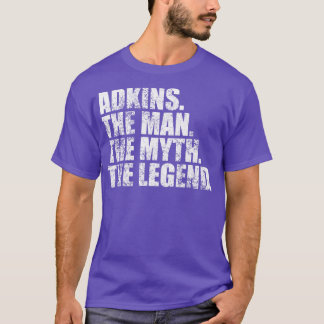 T-shirt AdkinsAdkins Nom de famille Adkins nom de famille 