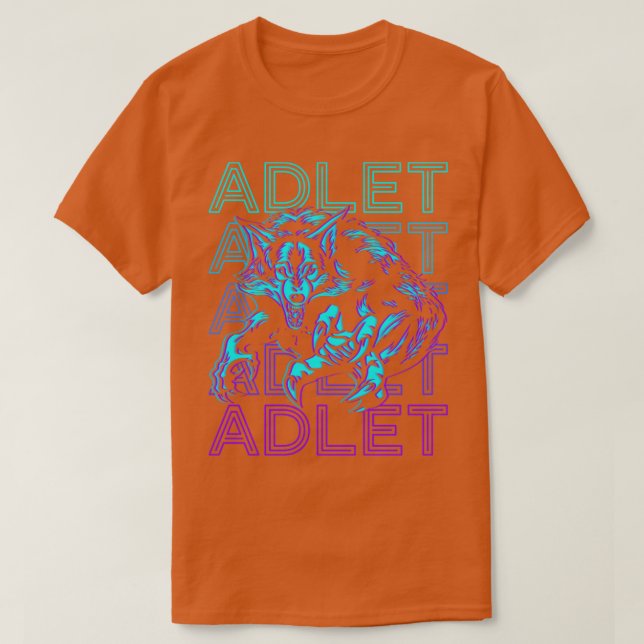 T-shirt Adlet Inuit Mythology Retro Adlet Cadeau (Design devant)