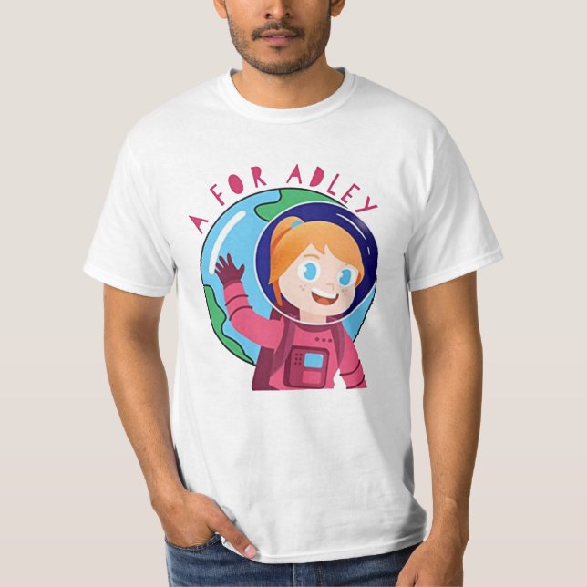 T-shirt Adley classique drôle (Devant)