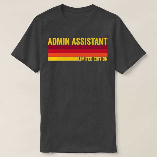 T-shirt Admin Assistant (Design devant)