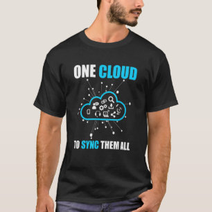 T-shirt Administrateur cloud pour un Cloud développera l'i
