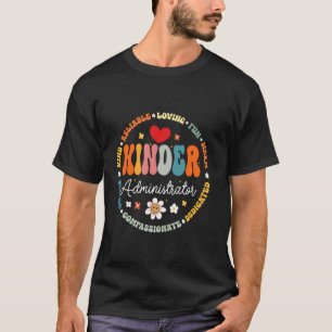 T-shirt Administrateur Kinder super Enseignant Premier Jou