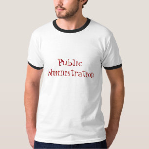T-shirt Administration publique