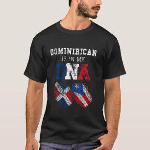 T-shirt Adn Dominicaine Et Portoricaine