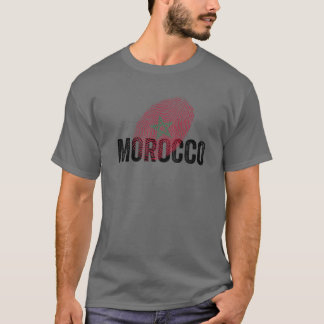 T-shirt ADN Maroc Cool Africain Moorish Fière Maroc Fl