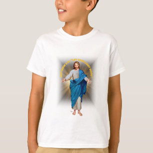 T-shirt Ado Jésus Laisser votre lumière briller garçon fil