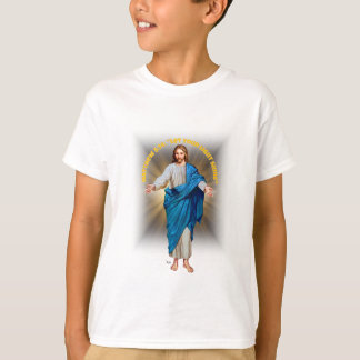T-shirt Ado Jésus Laisser votre lumière briller garçon fil