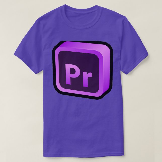 T-shirt Adobe Premiere Pro 1 (Design devant)
