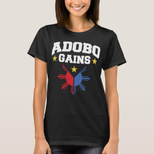T-shirt Adobo Gains Funny Filipino Philippine Drapeau Sole