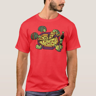 T-shirt Adolescent amateur de pizza Tortue par Tobe Fonsec