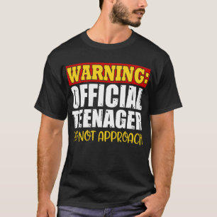 T-shirt Adolescent officiel 13 ans Funny 13e anniversaire