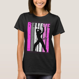 T-shirt Adolescente Équipe de Danse Believe Rose Danseuse