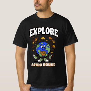 T-shirt ADOM Explore Astro Bound Earth Art