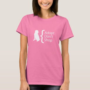 T-shirt Adopt ne font pas des emplettes