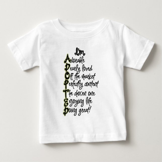 T-shirt adopté (Devant)