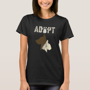 T-shirt Adopter Animaux Anciens Refuge Chats Chiens Adop
