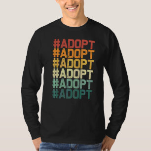 T-shirt Adopter Graphic Chien Chat Animal Adoption Secourt