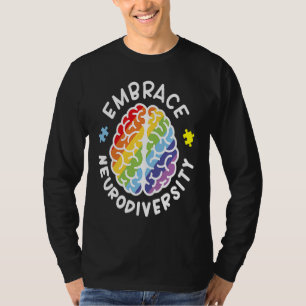 T-shirt Adopter la Neurodiversité Cerveau Autisme Sensibil