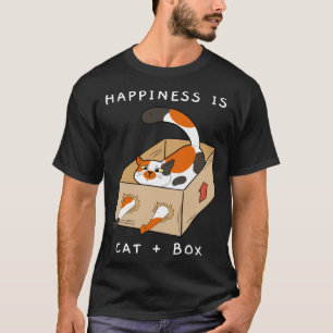 T-shirt Adopter les joies simples de la vie Boîte en papie