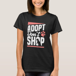 T-shirt Adopter Ne Pas Acheter Chiens Chats Amoureux des a
