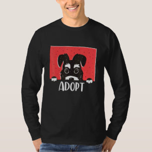 T-shirt Adopter Ne pas Magasiner Enregistrer les animaux S