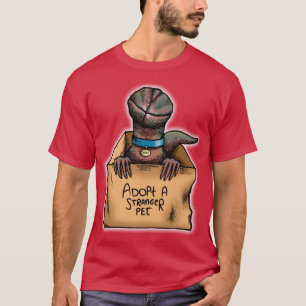 T-shirt Adopter un animal de compagnie étranger