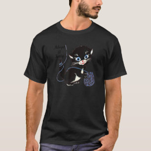 T-shirt Adopter un chaton Cadeau drôle de chat pour les ho