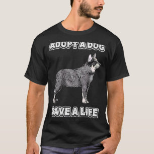 T-shirt Adopter Un Chien Sauver Une Vie Fier Sauver Des An