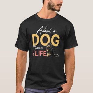 T-shirt Adopter Un Chien Sauver Une Vie Secourir Mastiff T