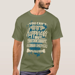 T-shirt Adopter Une Chemise Chien Secourue Berger Allemand