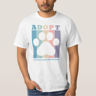 T-shirt Adopter une couleur personnalisée