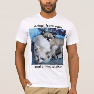 T-shirt Adoptez à partir de votre refuge animal local