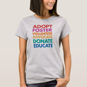 T-shirt Adoptez l'avocat volontaire adoptif donnent