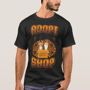 T-shirt Adoptez Ne pas Acheter Abri Animal Rescue