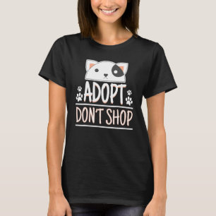 T-shirt Adoptez Ne Pas Acheter Sensibilisation à l'Adoptio