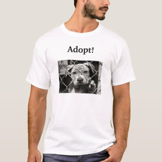 T-shirt Adoptez ! Seulement l'argent d'amour peut acheter