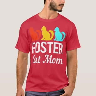 T-shirt Adoption animal Chat Secourt Foster Chat Maman