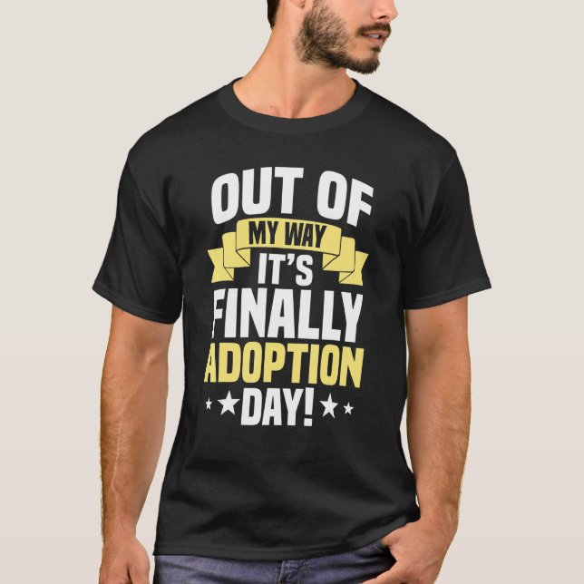 T-shirt Adoption Day Foster Family Adopted Child Adoptive  (Devant)