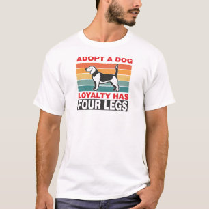 T-shirt Adoption de Chien – Cadeau pour Amateur de
