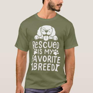 T-shirt Adoption de la Secourt de chien