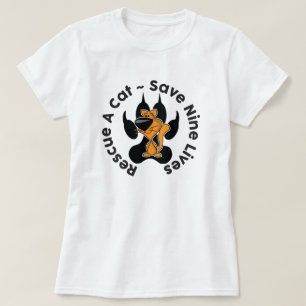 T-Shirt Adoption Sauvetage de Chat