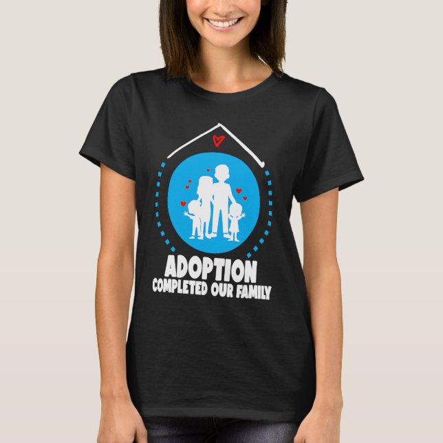 T-shirt Adoption Symbol idea for Adopting Children Family (Devant)