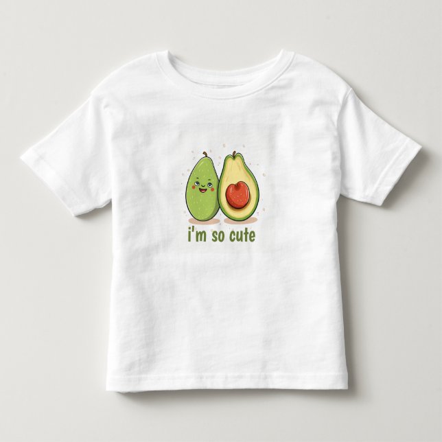 T-shirt adorable Avocado Love Gift Kids (Devant)