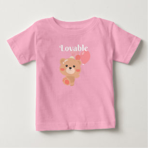 T-shirt adorable Baby Fine Jersey