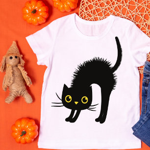 T-shirt Adorable Chat noir Halloween