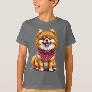 T-shirt Adorable chien de Poméranie
