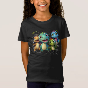 T-Shirt "Adorable équipe de dinosaures"