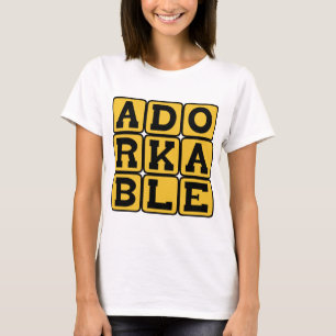 T-shirt Adorable et ringard